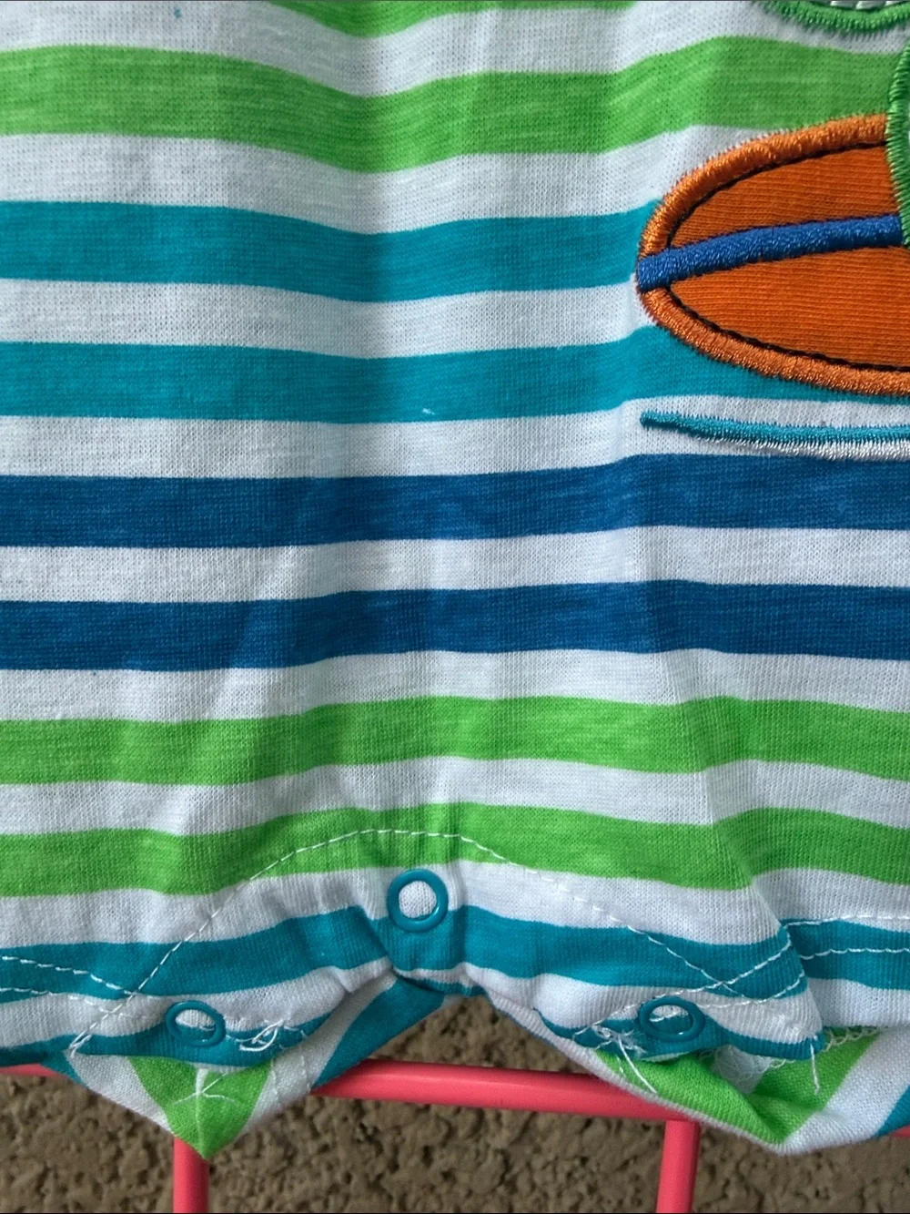 Vintage sleeveless striped